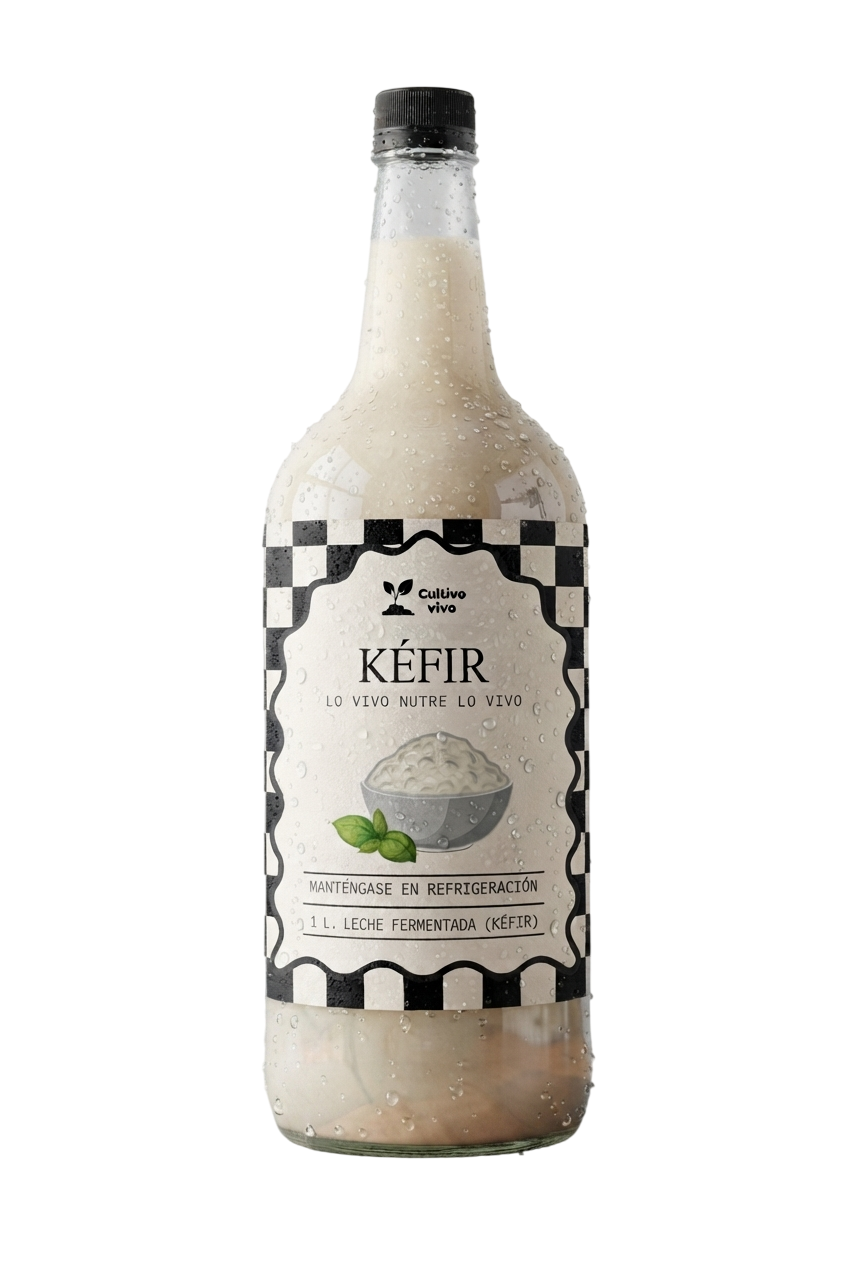 Botella de kéfir Cultivo Vivo